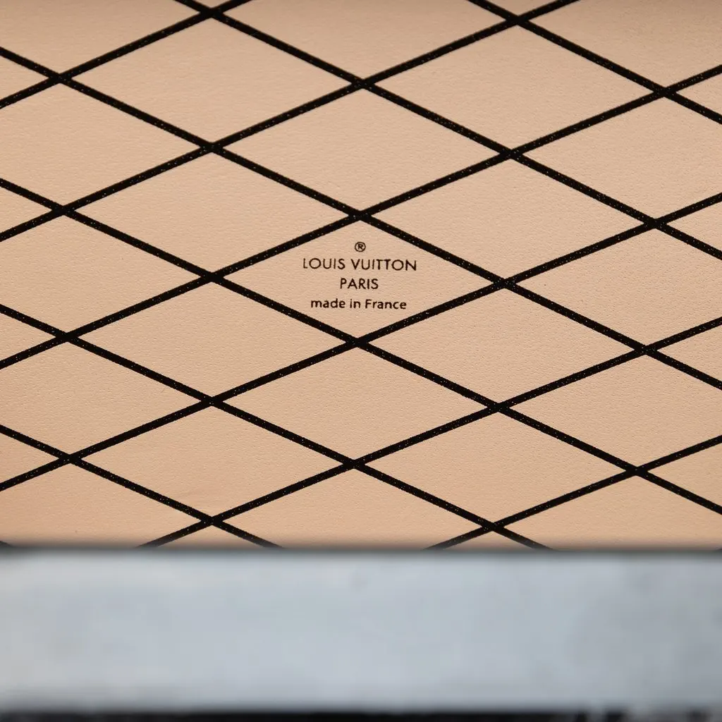 Louis Vuitton Monogram Vernis Stickers Petite Malle Beige Leather Very good - Box View