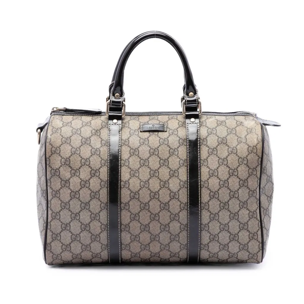 Gucci Medium GG Supreme Joy Boston Bag Beige Very good - Front View