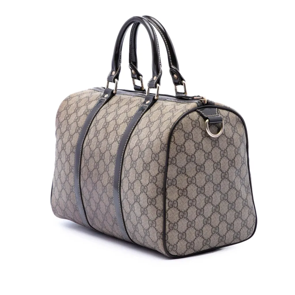 Gucci Medium GG Supreme Joy Boston Bag Beige Very good - Back View
