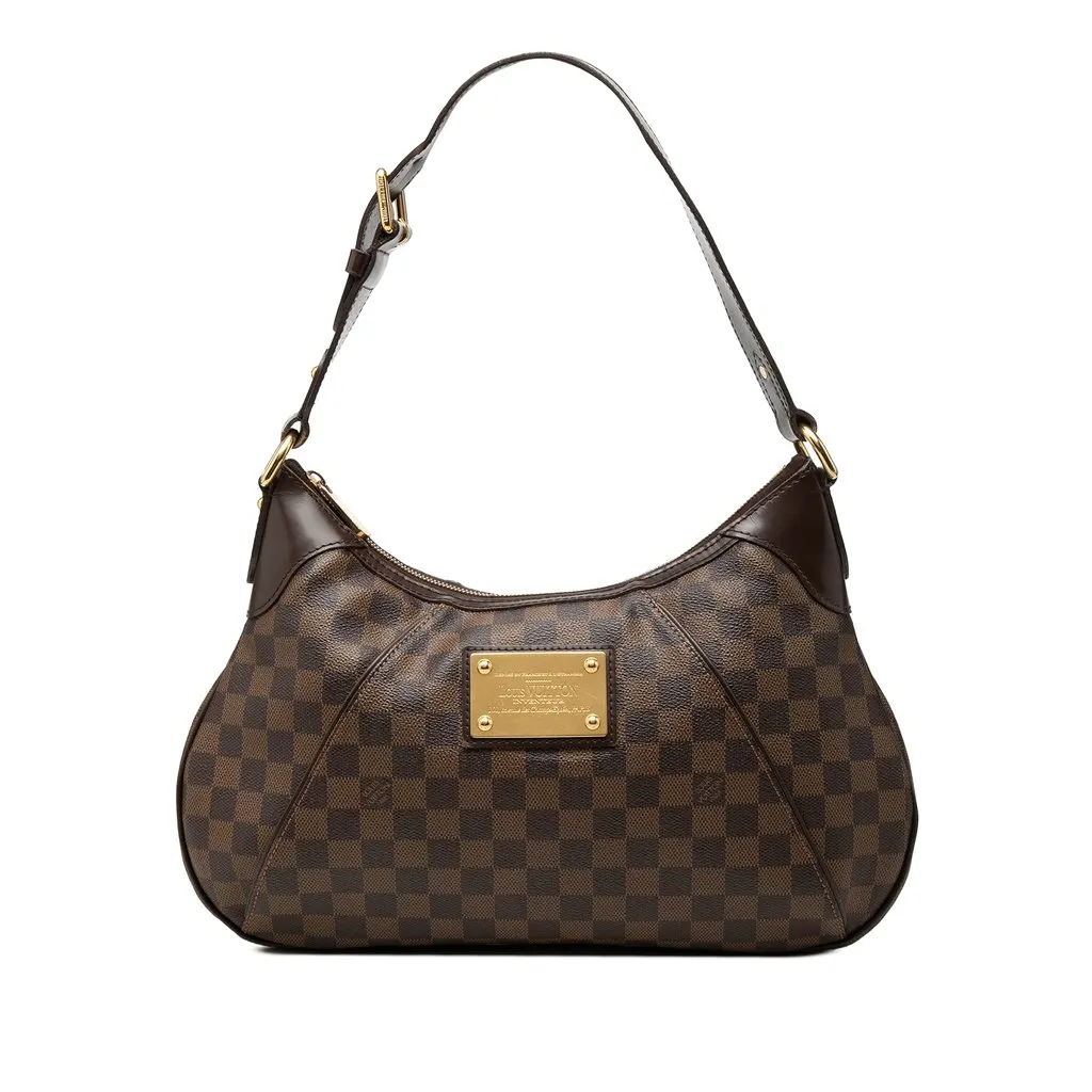 Louis Vuitton Damier Ebene Thames GM Brown Canvas Good - Front View