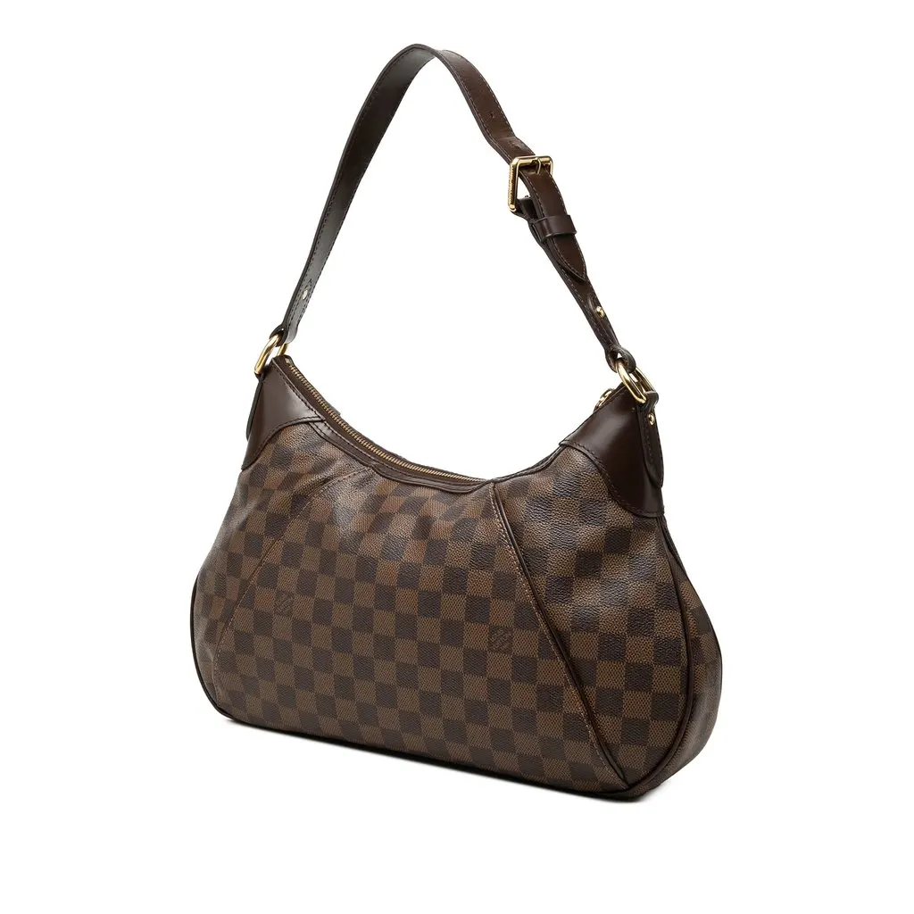 Louis Vuitton Damier Ebene Thames GM Brown Canvas Good - Back View