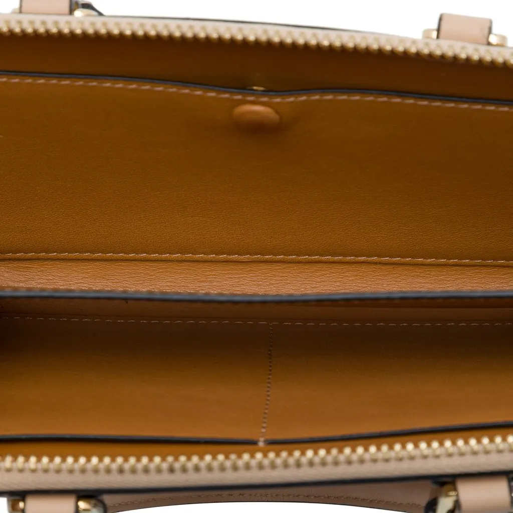 LOEWE Joe Brainard Words Leather Amazona Pouch Beige Leather Very good - Model View