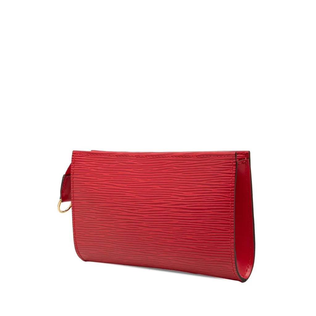 Louis Vuitton Epi Bucket PM Pouch Red Leather Very good - Back View