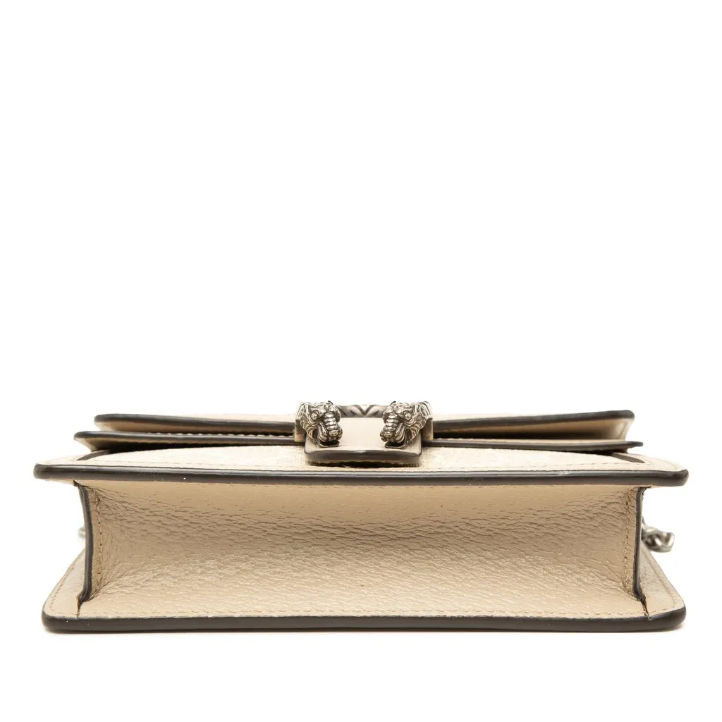 Gucci Mini GG Supreme Dionysus Crossbody Beige Canvas Very good - Inside View