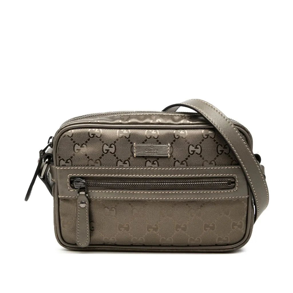 Gucci GG Imprime Crossbody Brown Canvas Very good - Front View