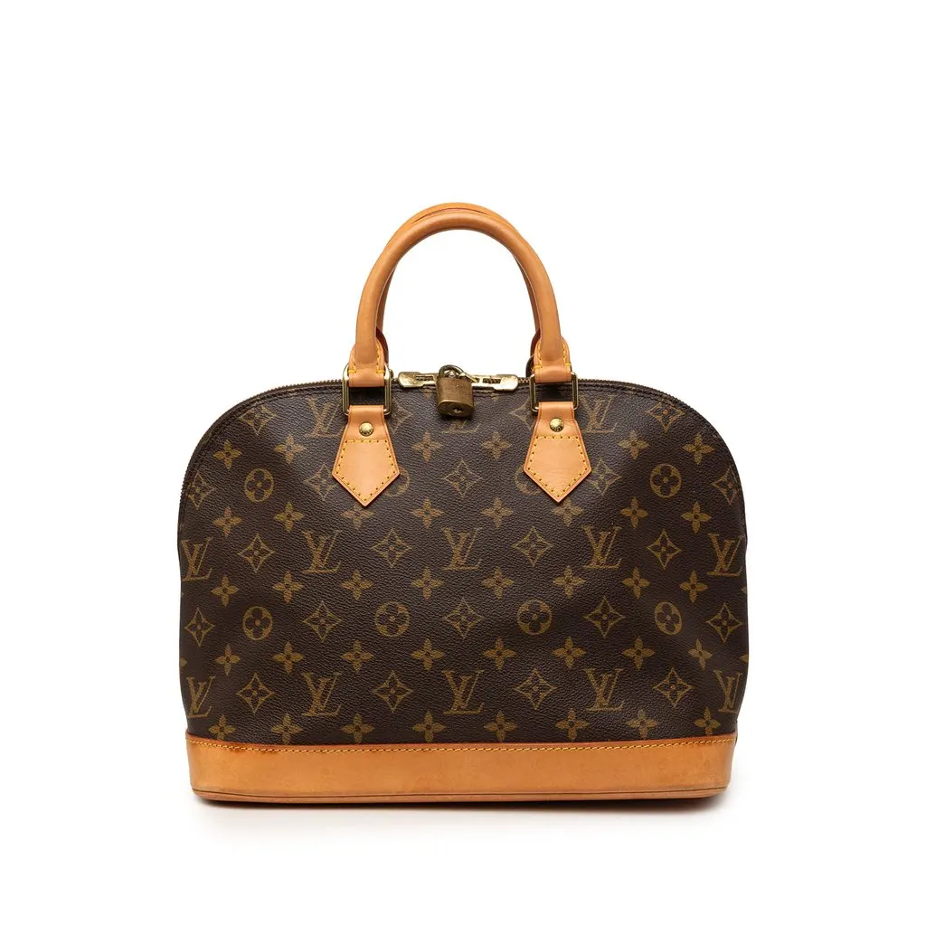 Louis Vuitton Monogram Alma PM Brown Very good - Front View