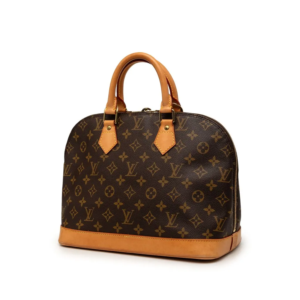 Louis Vuitton Monogram Alma PM Brown Very good - Back View