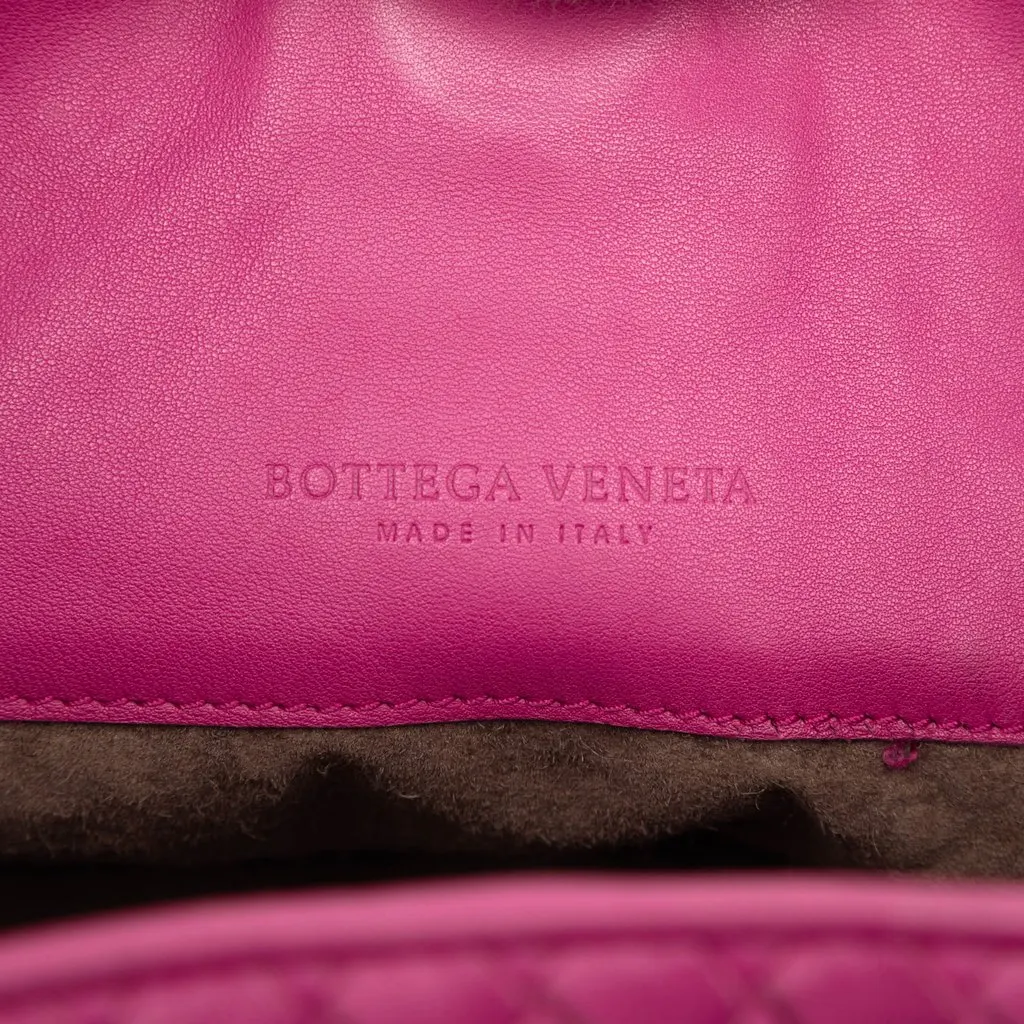 Bottega Veneta Nappa Intrecciato Parachute Tote Pink Leather Very good - Box View