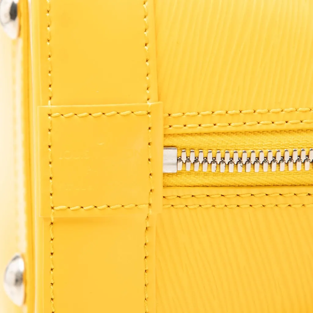 Louis Vuitton Epi Alma PM Yellow Leather Very good - Box View