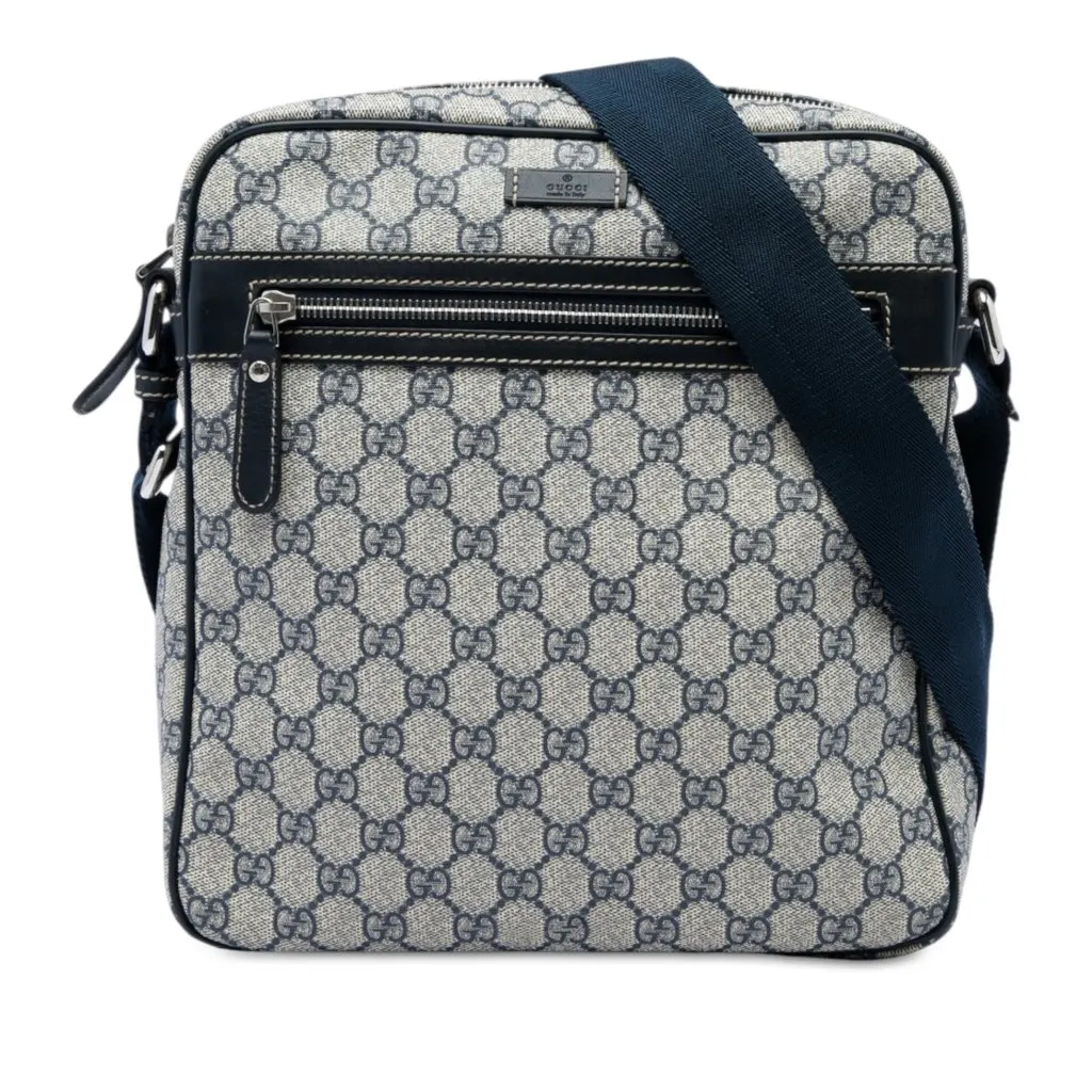 Gucci GG Supreme Crossbody Beige Very good - Front View