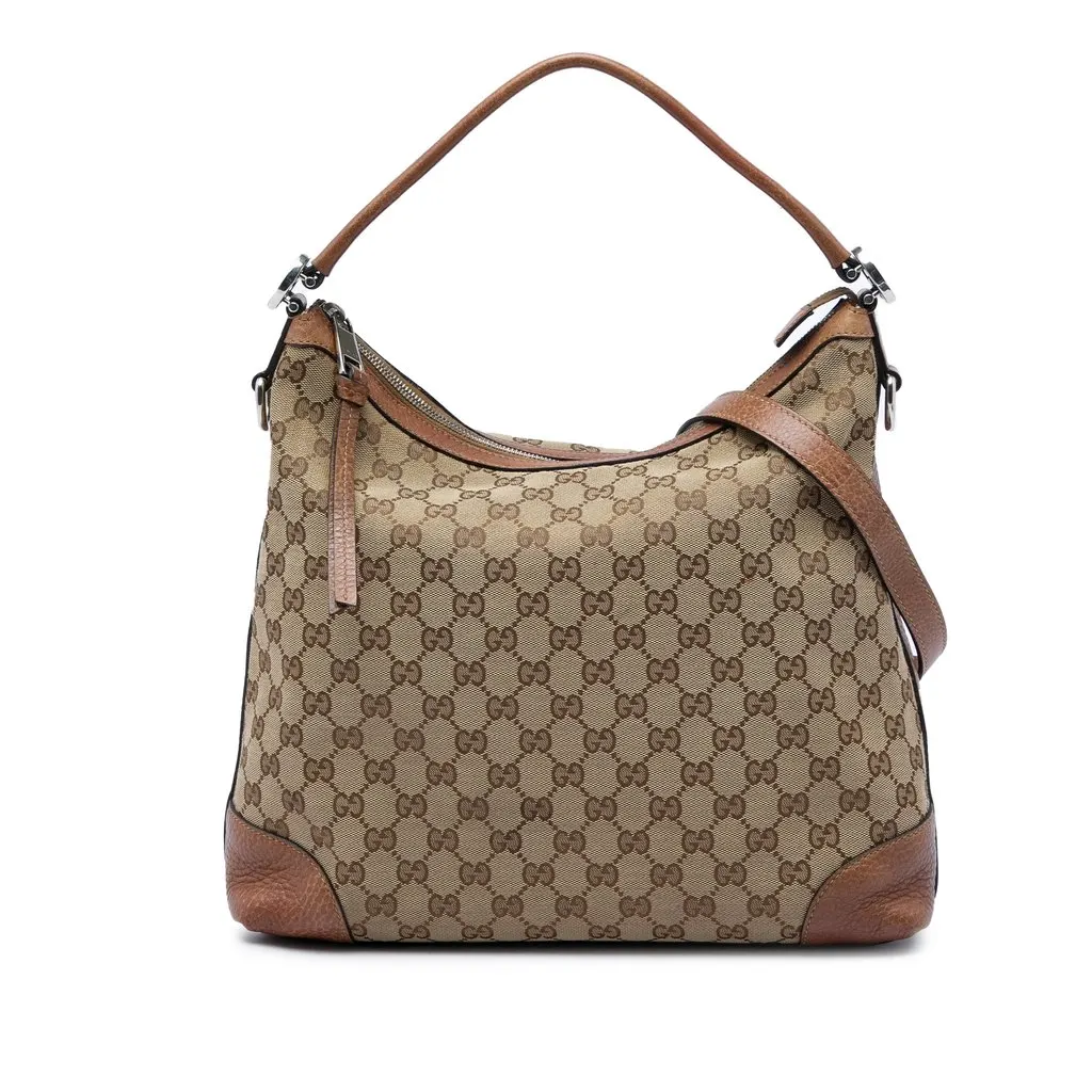 Gucci Small GG Canvas Miss GG Hobo Beige Very good - Front View