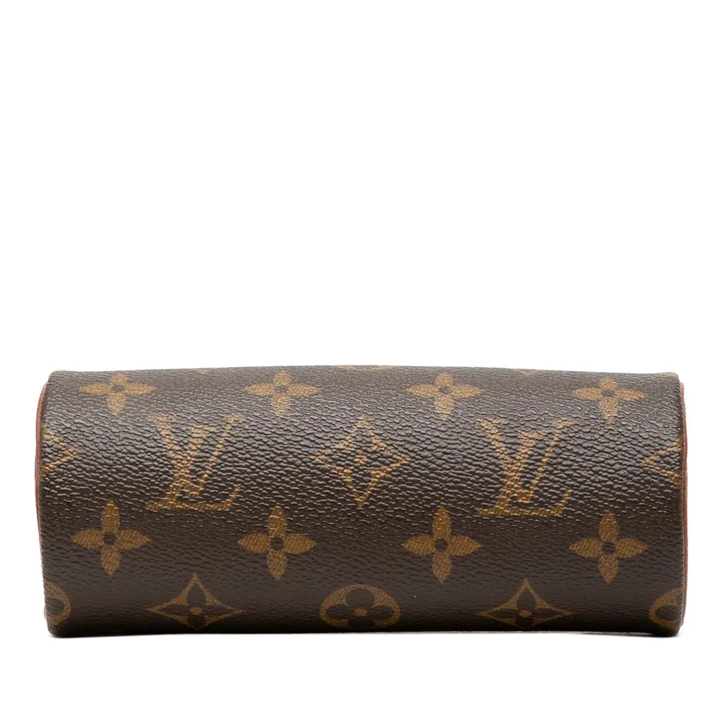 Louis Vuitton Monogram Papillon Pochette Brown Canvas Good - Inside View