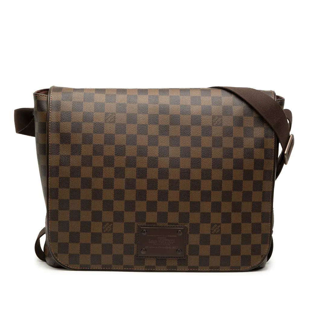 Louis Vuitton Damier Ebene Brooklyn GM Brown Very good - Front View