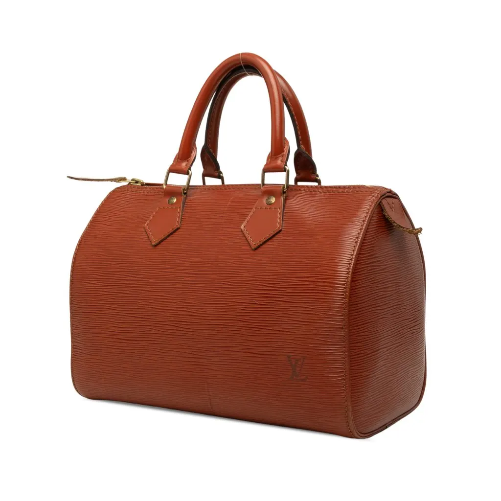 Louis Vuitton Epi Speedy 25 Brown Leather Very good - Back View