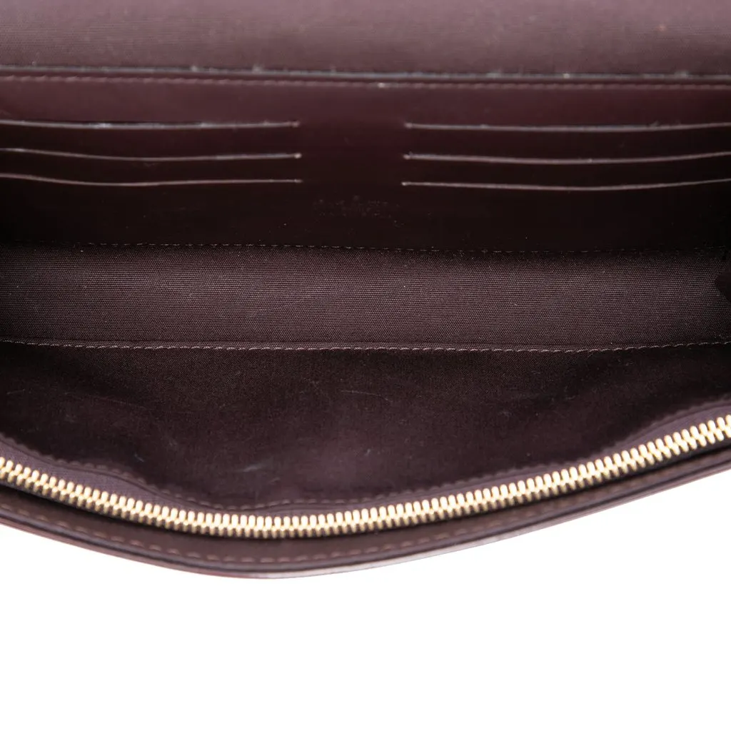 Louis Vuitton Monogram Vernis Rossmore MM Purple Leather Very good - Model View