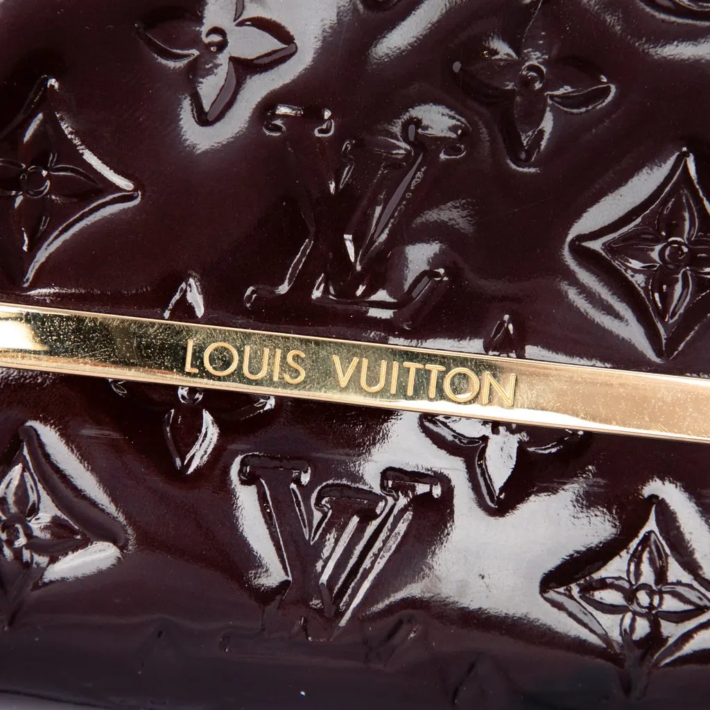 Louis Vuitton Monogram Vernis Rossmore MM Purple Leather Very good - Box View