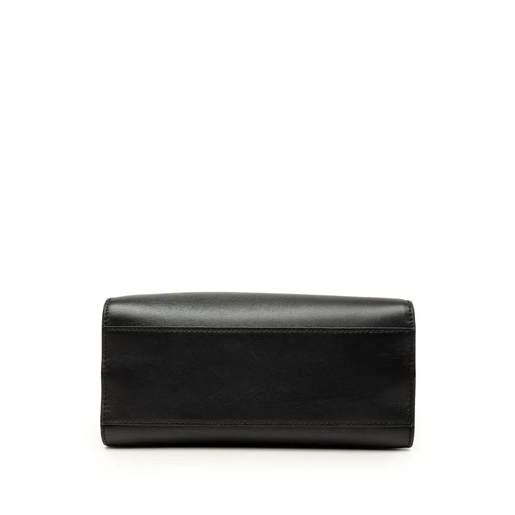 Gucci Mini Nappa Bamboo Web Nymphaea Top Handle Bag Black Leather Very good - Inside View