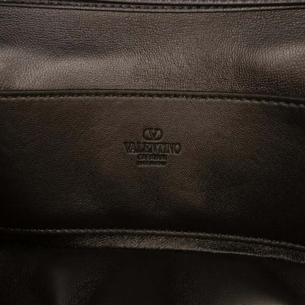 Valentino Small Toile Iconographe VLogo Loco Satchel Brown Never worn - Box View