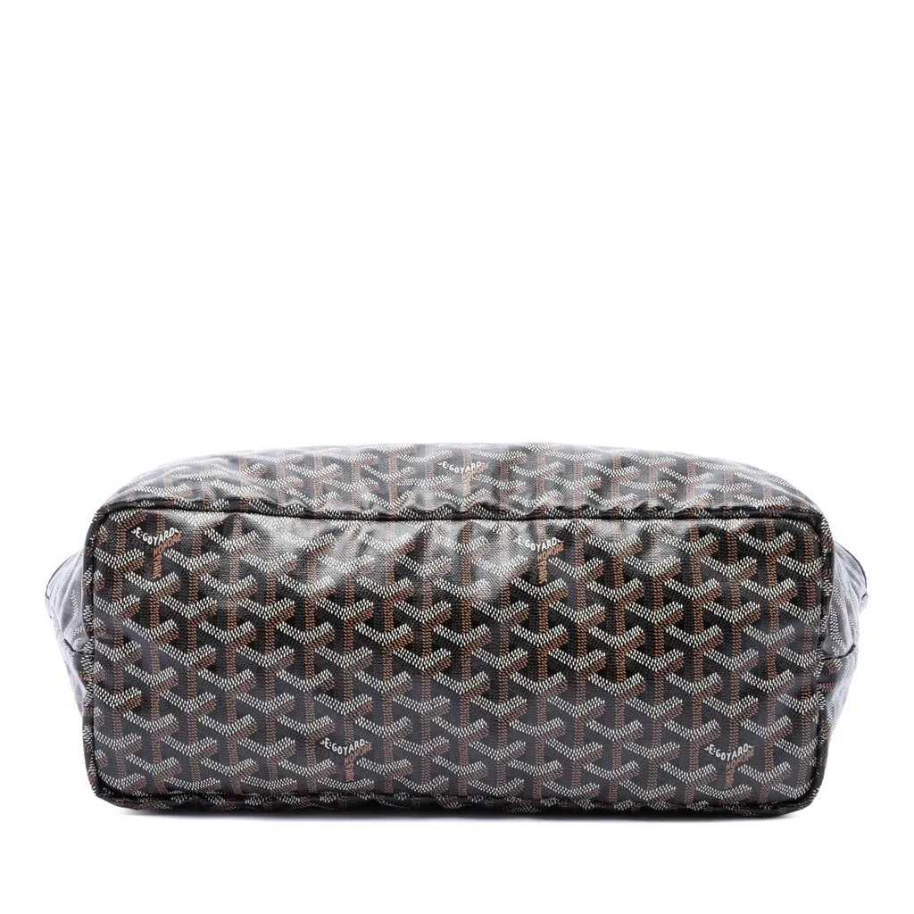 Goyard Goyardine Saint Louis PM Black Canvas Good - Inside View