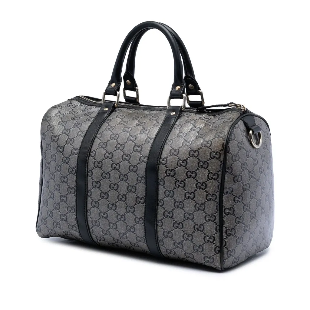 Gucci Medium GG Crystal Joy Boston Bag MultiColor Canvas Good - Back View