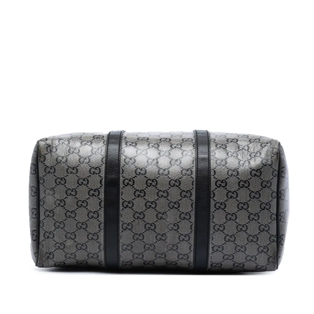 Gucci Medium GG Crystal Joy Boston Bag MultiColor Canvas Good - Inside View