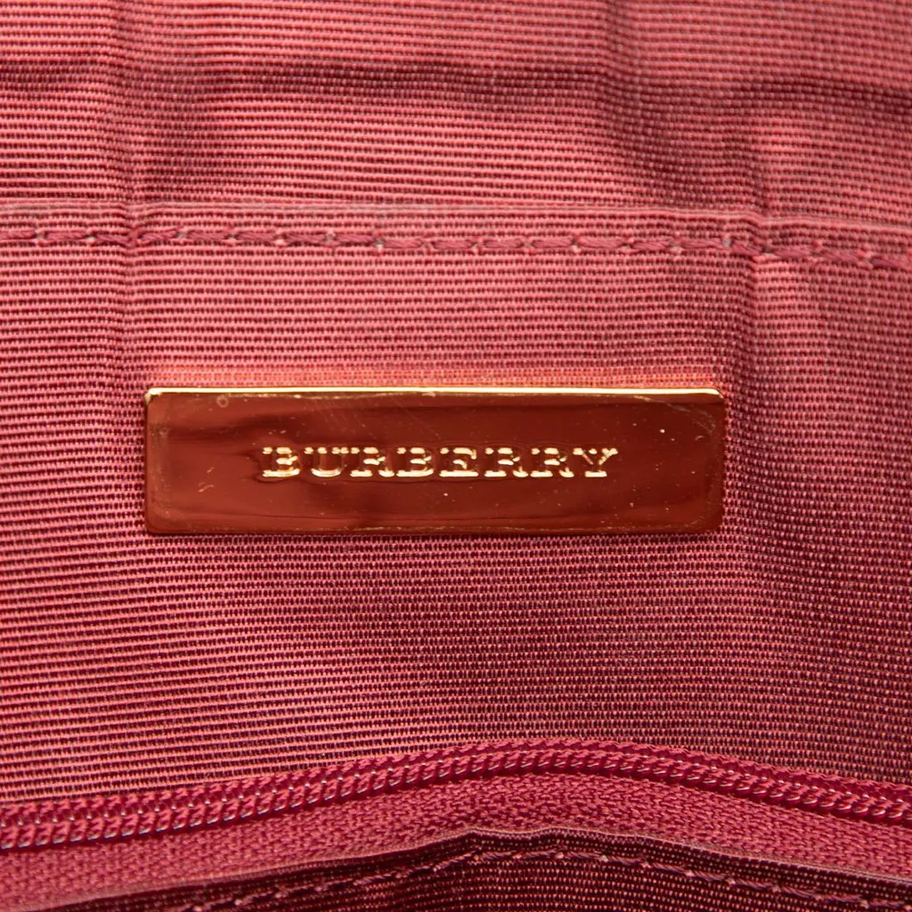 Burberry House Check Canvas Tote Beige Canvas Very good - Box View