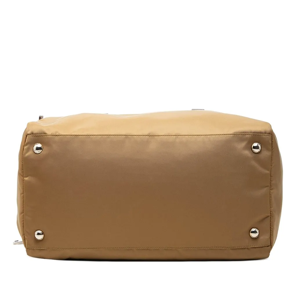 Prada Tessuto Boston Bag Brown Very good - Inside View