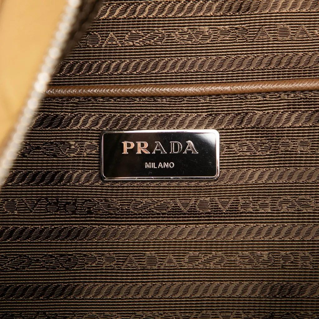 Prada Tessuto Boston Bag Brown Very good - Box View