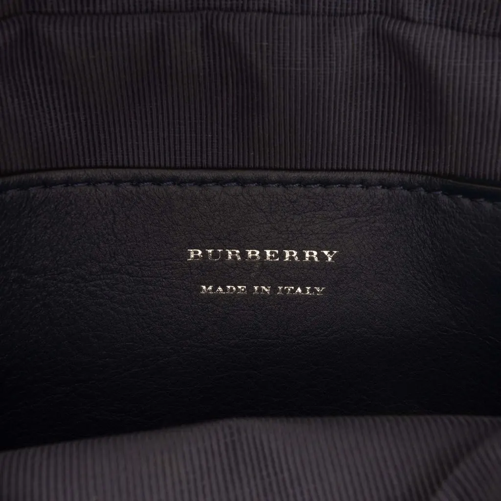 Burberry 1983 Knight Check Canvas and Calfskin Link Camera Bag Beige Very good - Box View