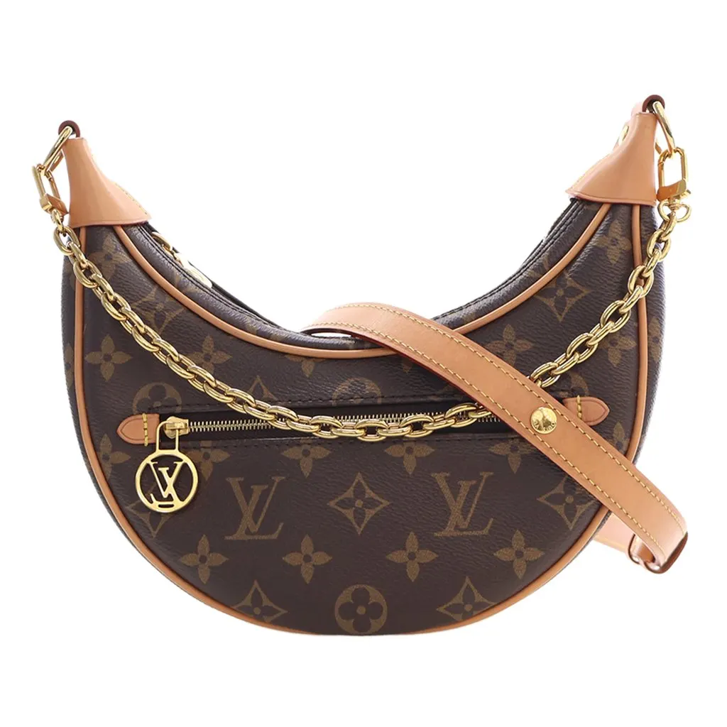 Louis Vuitton Monogram Loop Brown Canvas Very good - Front View