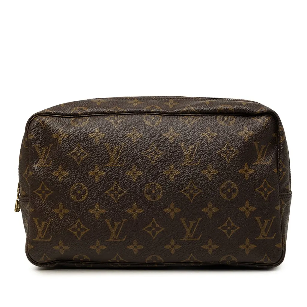 Louis Vuitton Monogram Trousse Toilette 28 Brown Canvas Very good - Front View