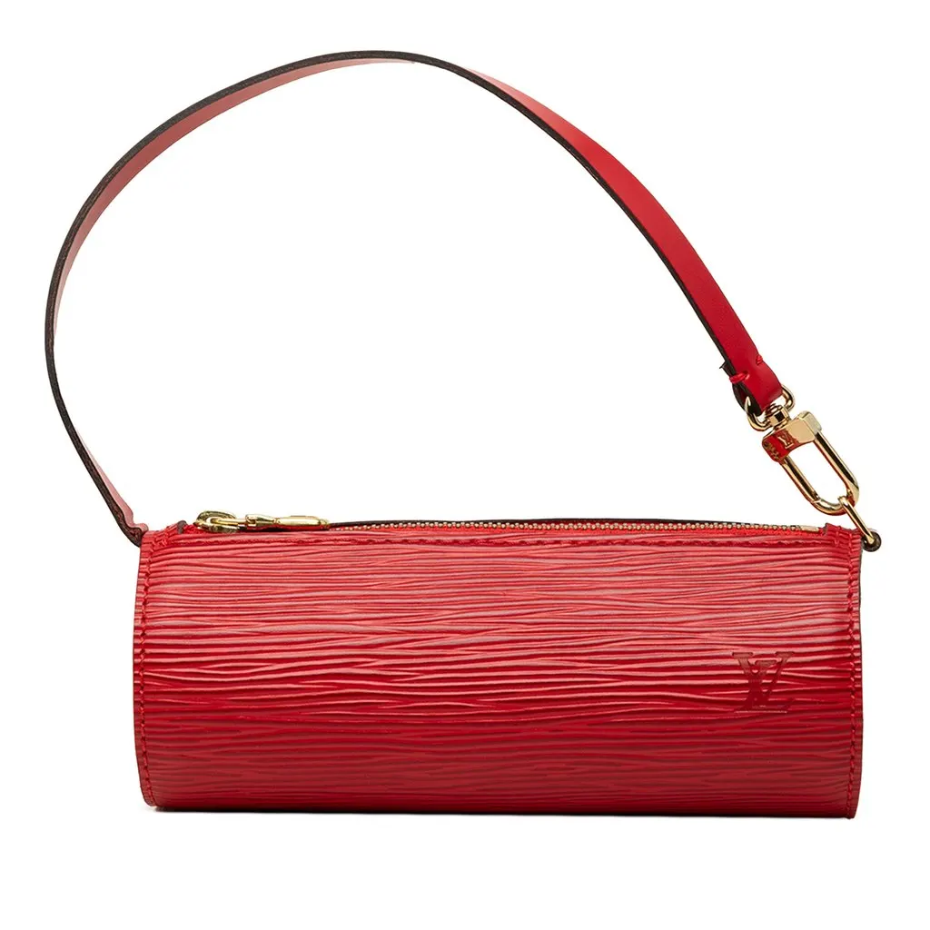 Louis Vuitton Epi Pochette Papillon Red Leather Good - Front View
