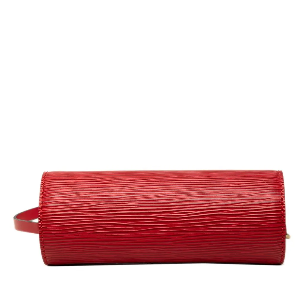 Louis Vuitton Epi Pochette Papillon Red Leather Good - Inside View