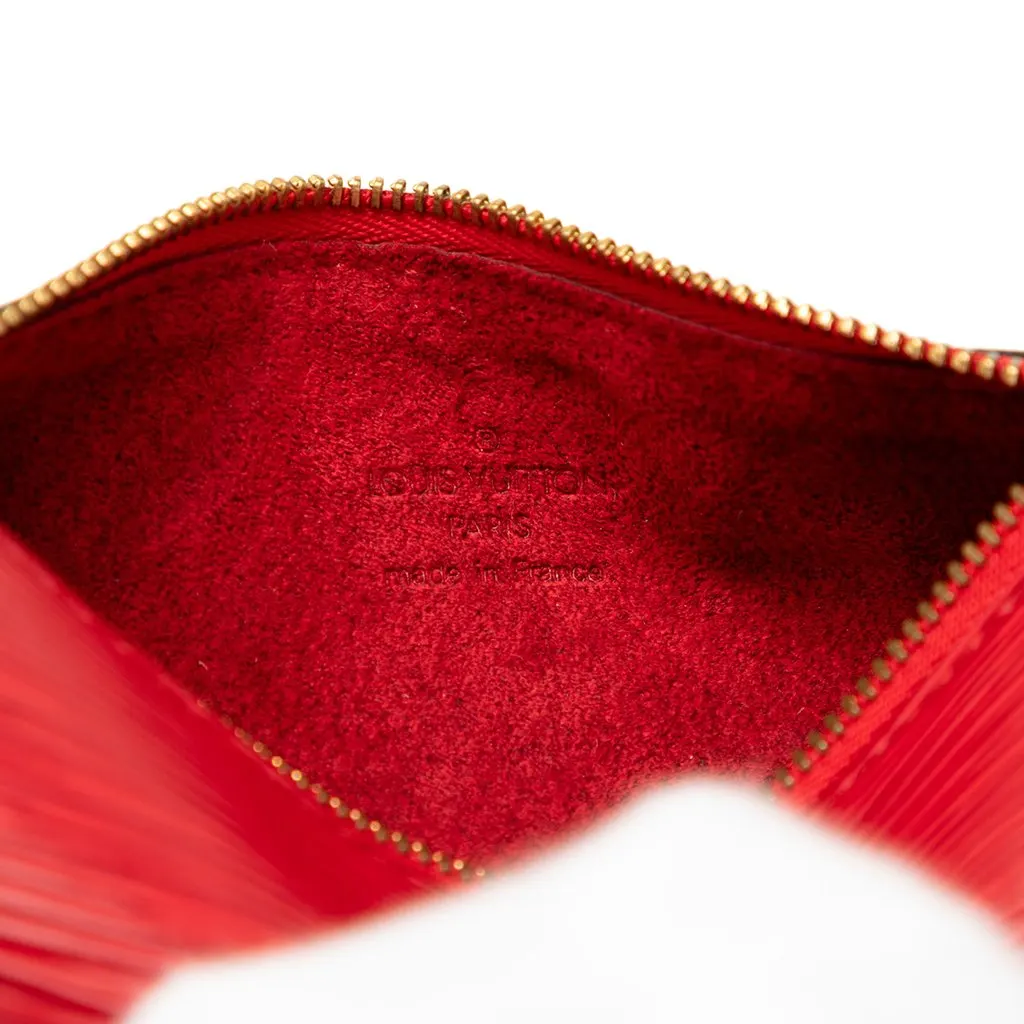 Louis Vuitton Epi Pochette Papillon Red Leather Good - Box View
