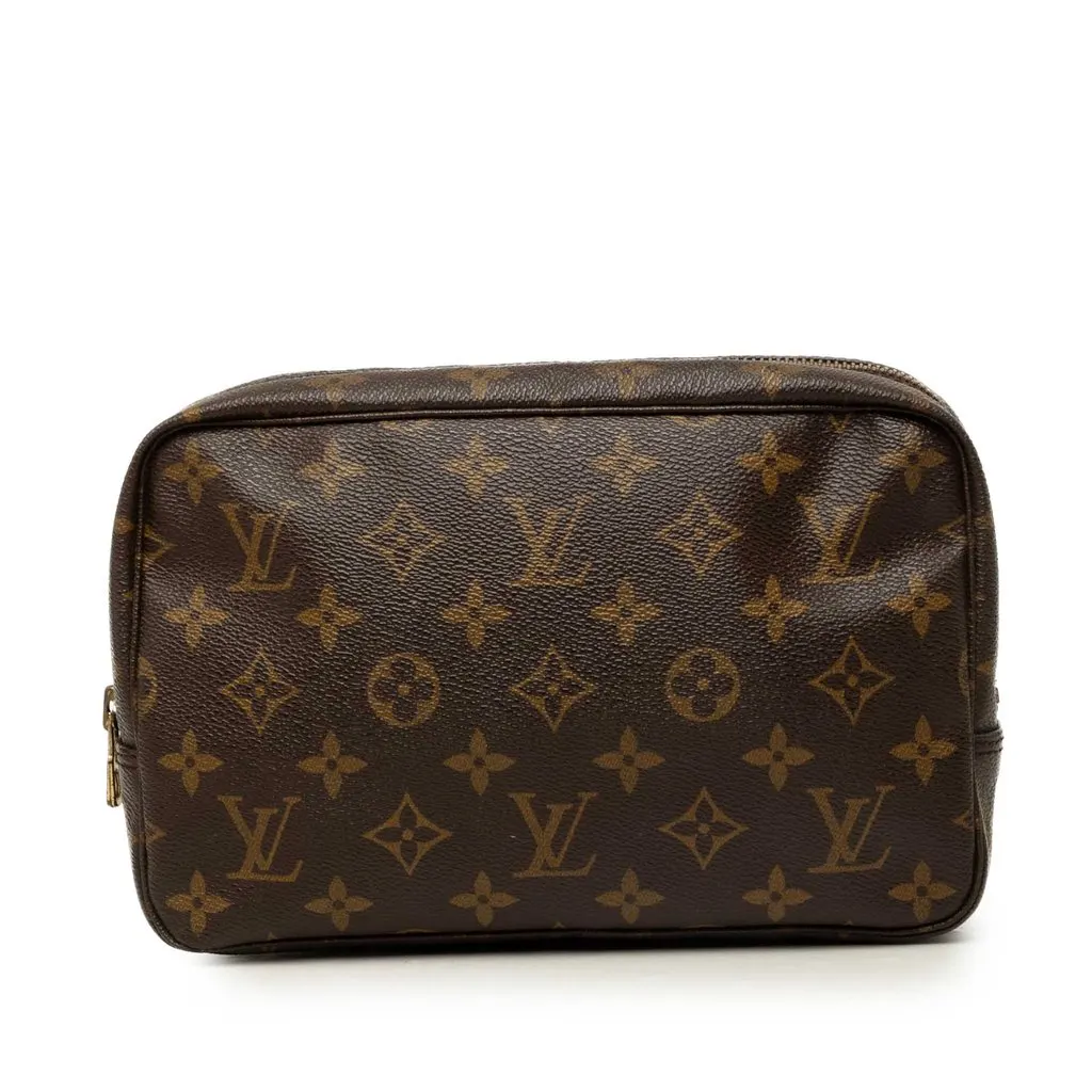 Louis Vuitton Monogram Trousse Toilette 23 Brown Canvas Very good - Front View