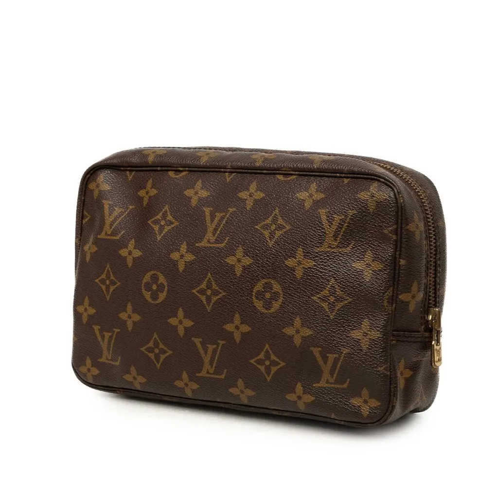 Louis Vuitton Monogram Trousse Toilette 23 Brown Canvas Very good - Back View