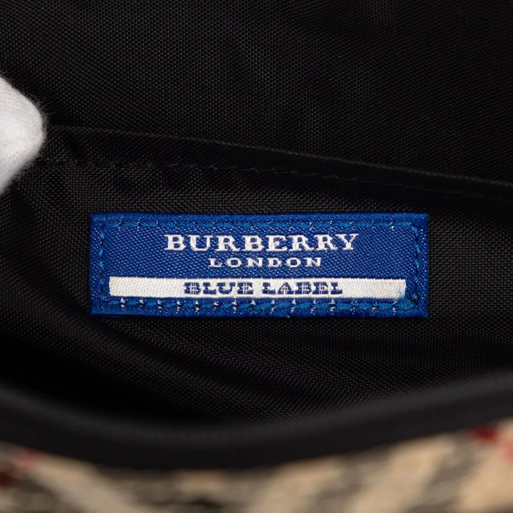 Burberry Nova Check Canvas Handbag Beige Very good - Box View