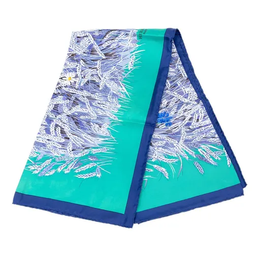 Hermès Les Bles Silk Scarf 90