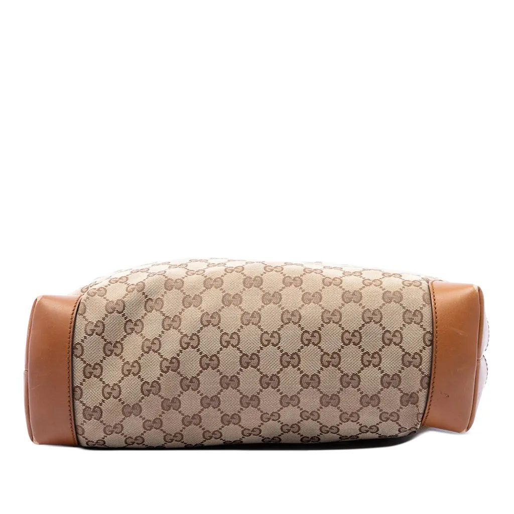 Gucci GG Canvas Web Crossbody Beige Canvas Very good - Inside View