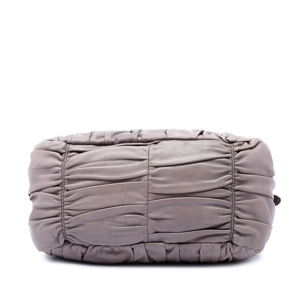 Prada Nappa Gaufre Satchel MultiColor Leather Very good - Inside View