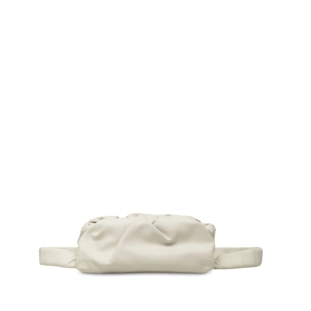 Bottega Veneta Calfskin The Body Pouch Belt Bag White Leather Very good - Inside View