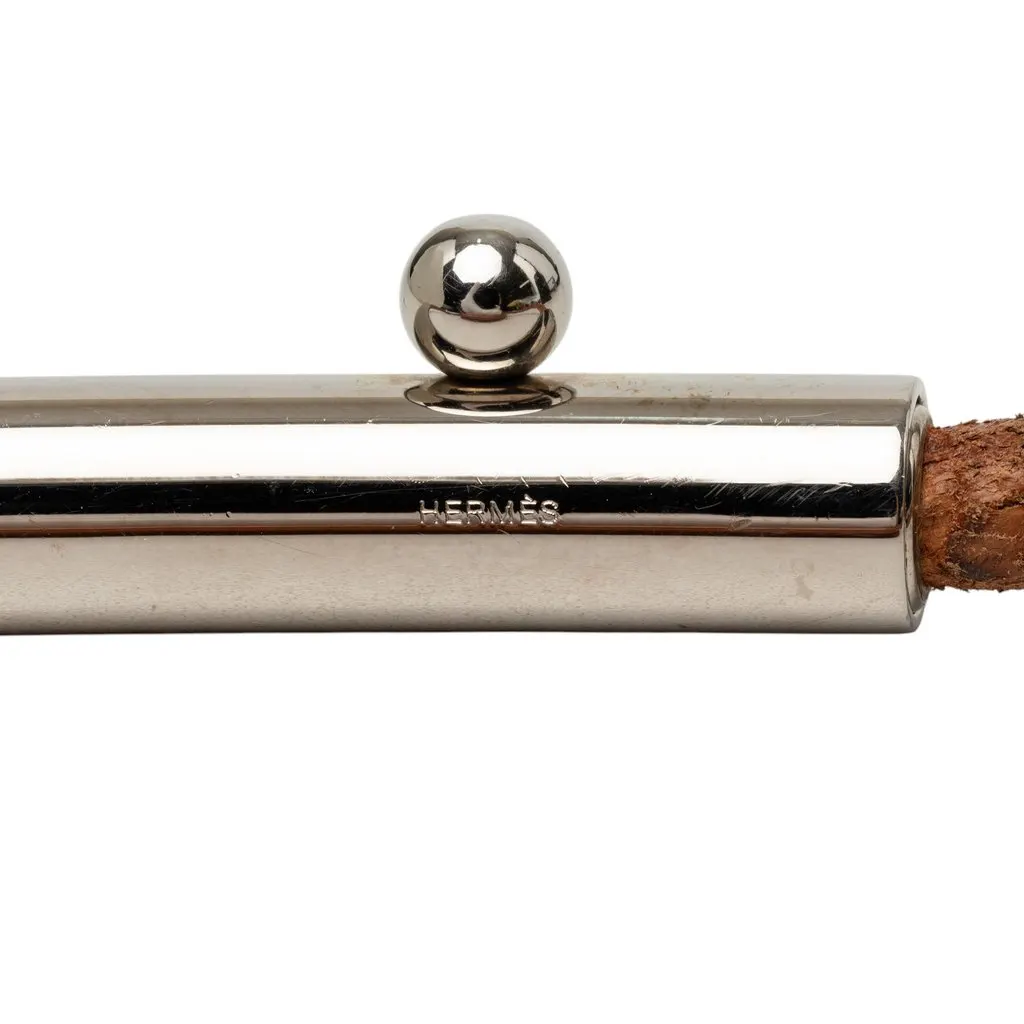 Hermès Leather Cord Belt Brown Leather Very good - Box View