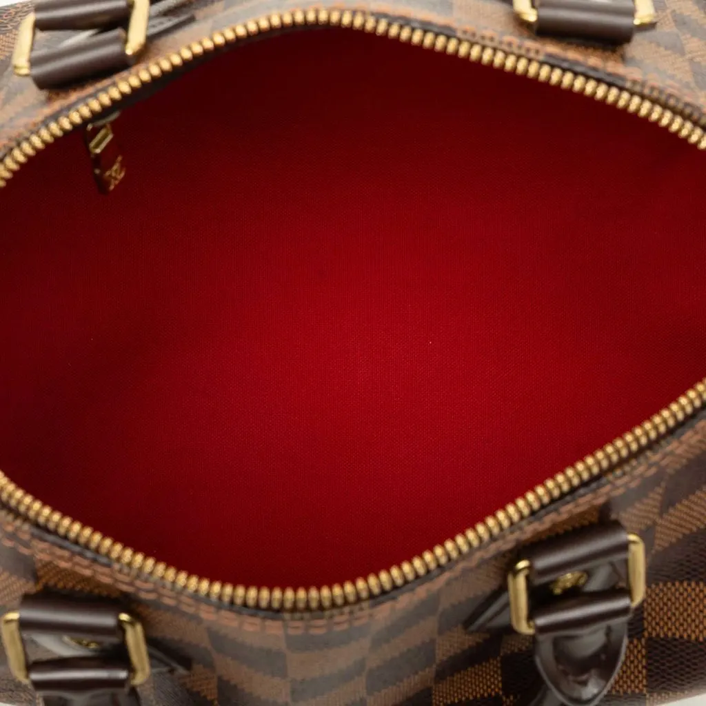 Louis Vuitton Damier Ebene Speedy Bandouliere 25 Brown Canvas Very good - Model View