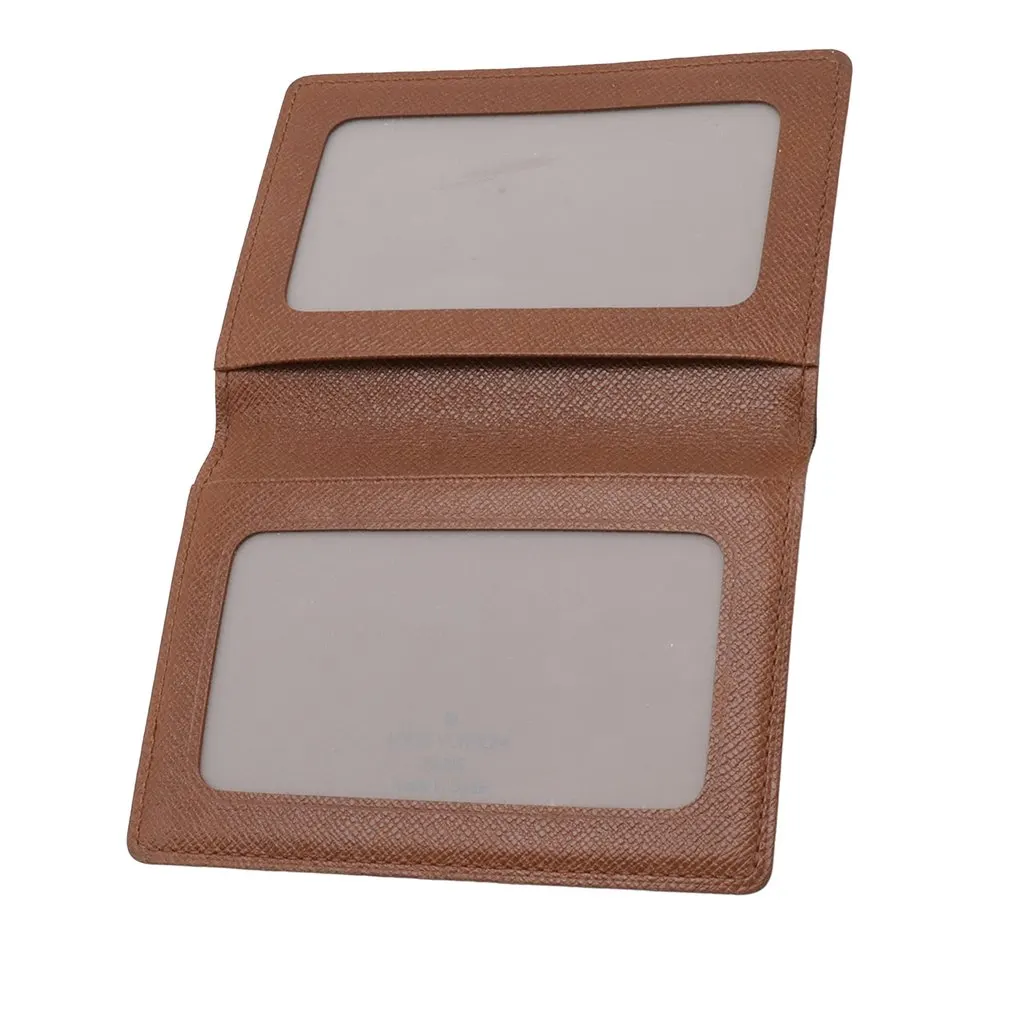 Louis Vuitton Monogram Porte 2 Cartes Vertical Brown Very good - Inside View