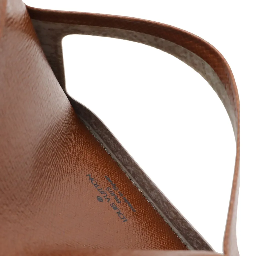 Louis Vuitton Monogram Porte 2 Cartes Vertical Brown Very good - Model View