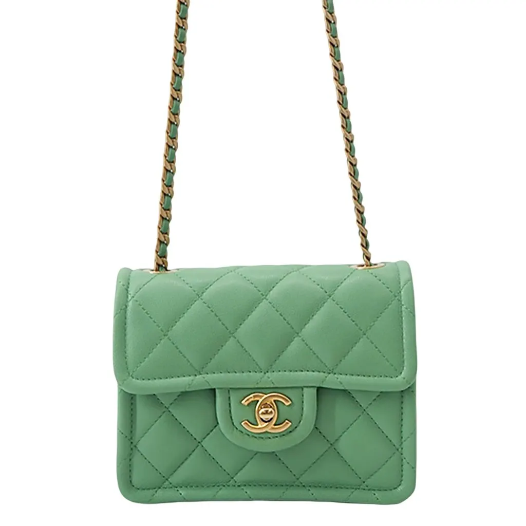 Chanel Mini Quilted Caviar Sweet Flap