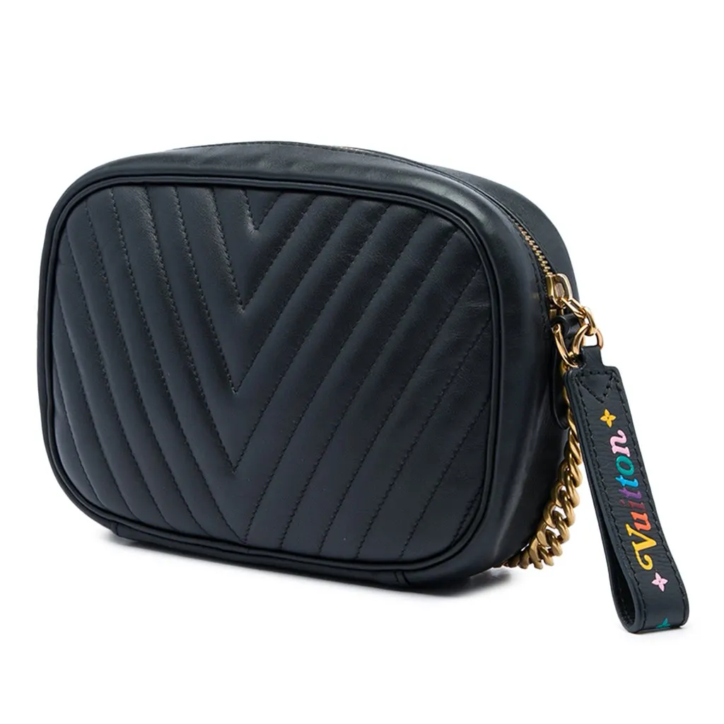 Louis Vuitton New Wave Camera Bag Black Leather Very good - Back View