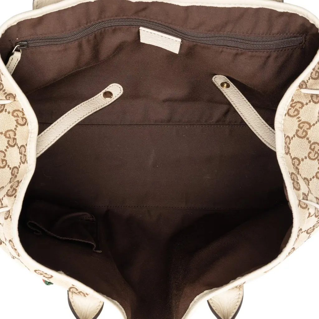 Gucci GG Canvas Princy Tote Beige Canvas Good - Model View