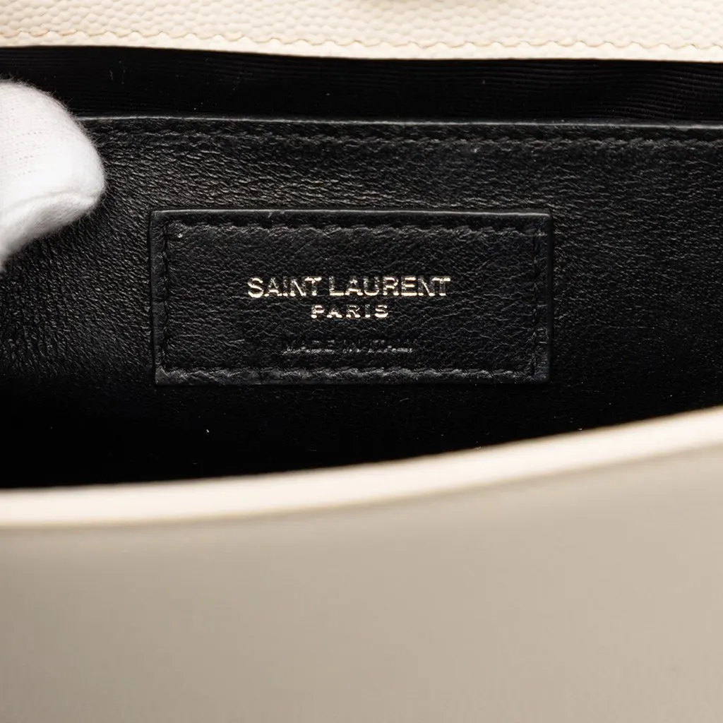 Saint Laurent Small Grain de Poudre Monogram Kate Tassel Crossbody Brown Leather Very good - Box View