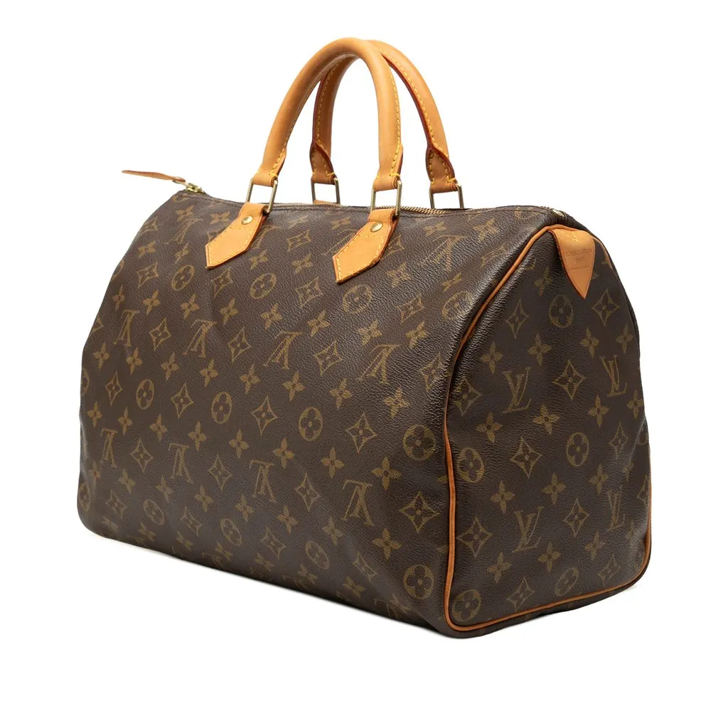Louis Vuitton Monogram Speedy 35 Brown Very good - Back View